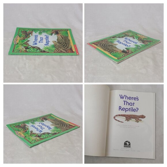 Wheres That Reptile Scholastic Hide & Seek Science PB Barbara Brenner 1993 - Picture 8 of 8